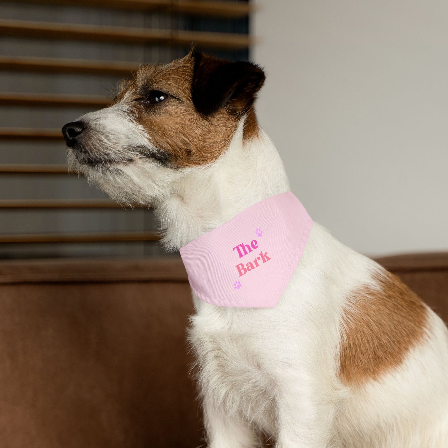Cute Pet Bandana Collar for Dogs, The Bark Design, Ideal for Birthdays, Pet Parties, Everyday Wear, Gift for Dog Lovers